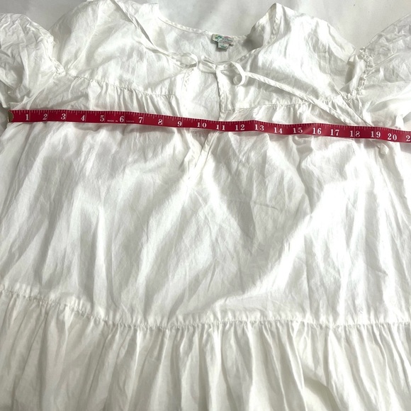 J. Crew White Tiered cotton voile Beach Maxi Dress white J.Crew - Picture 8 of 11